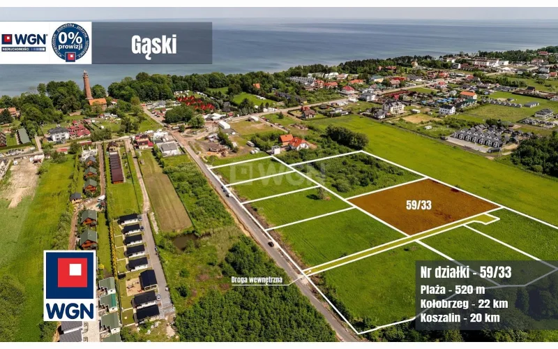 Działka na sprzedaż Gąski